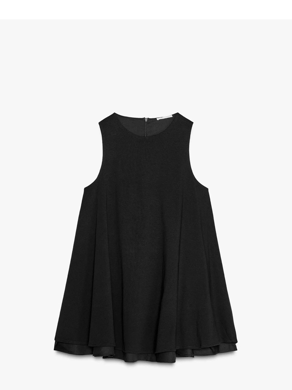 Zara Black Mini Swing Dress